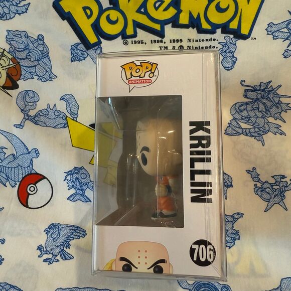 Funko Pop! Dragon Ball Z Krillin with Destructo Disc #706 - Picture 2 of 6